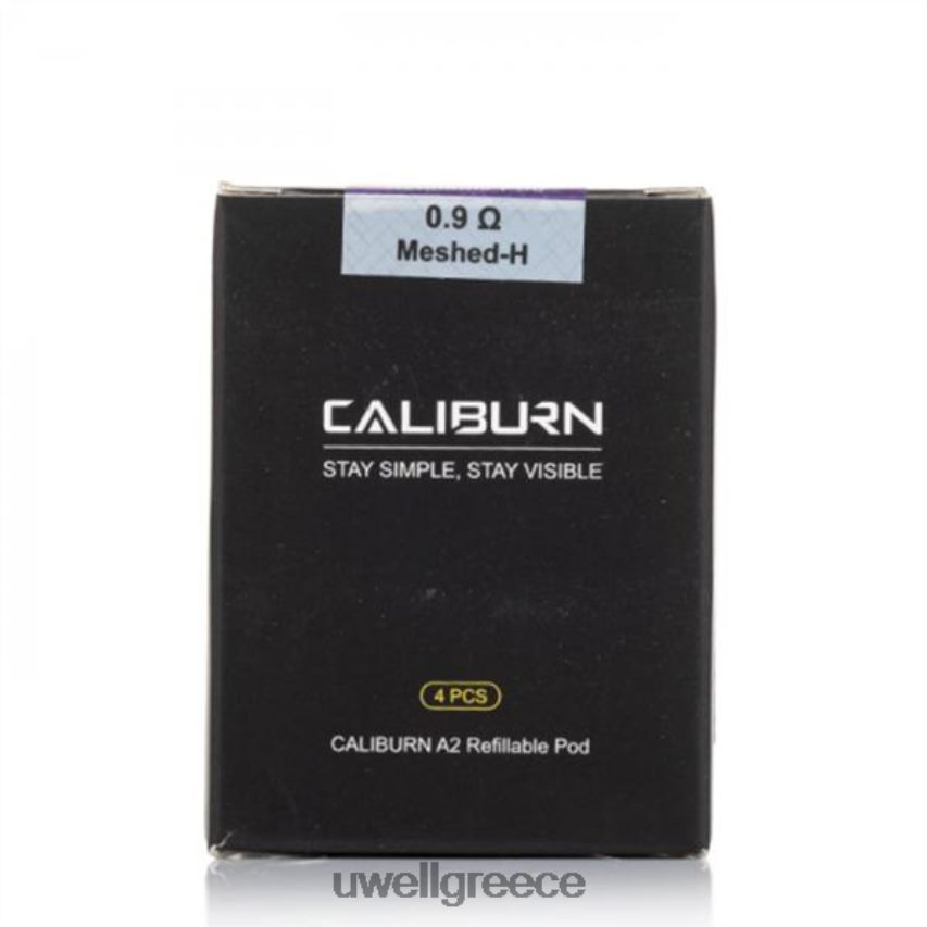 UWELL Greece - 4XVT2F1 UWELL CALIBURN A2 ανταλλακτικά δοχεία | 4-συσκευασία fecral un2 meshed-h 09ohm